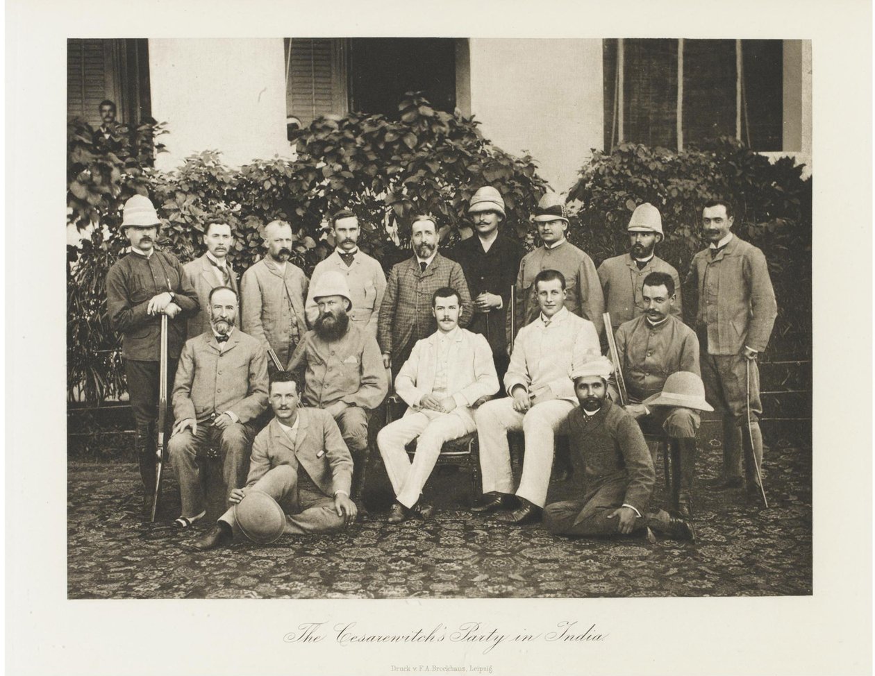 Zarewitsch Nikolaus Alexandrowitsch von Russland besucht Indien, 1891 von Esper Esperovich Ukhtomsky