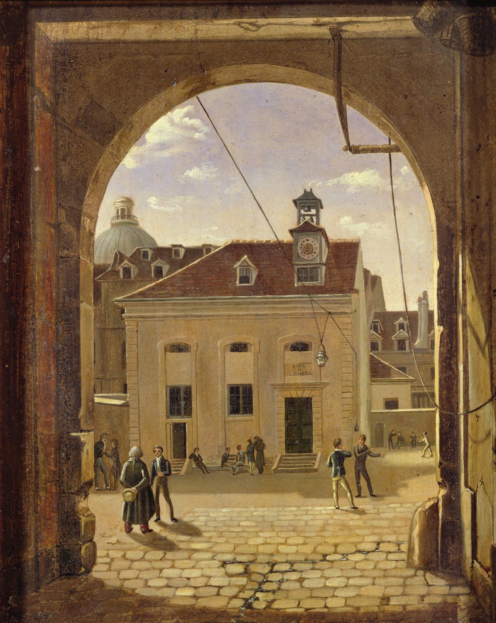 Institution Sainte-Barbe, Rue de Reims, 1824 von Etienne Bouhot