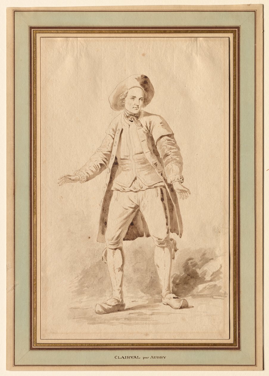 Der Schauspieler Clairval von Etienne Aubry