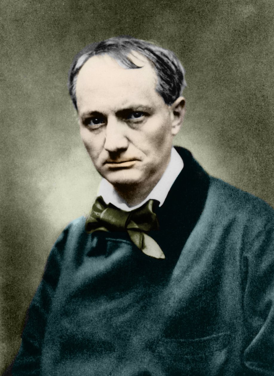 Charles Baudelaire (1821-1867), französischer Schriftsteller, Foto von Carjat von Etienne Carjat