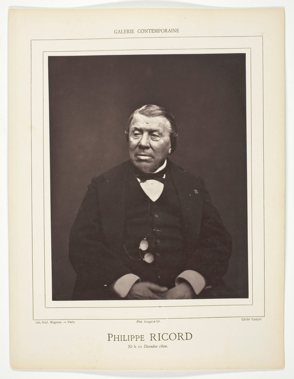 Philippe Ricord von Etienne Carjat