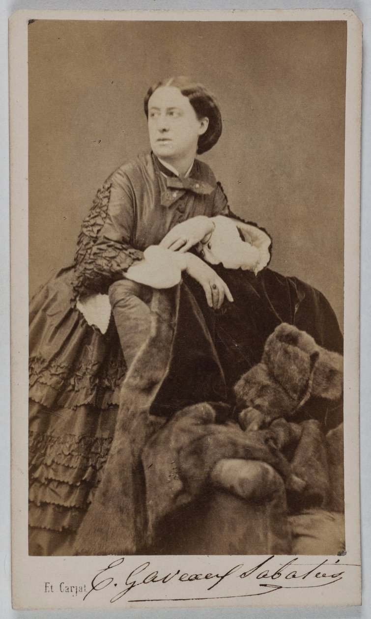 Porträt von Gaveaux-Sabatier, (Opernsängerin an der Oper) von Etienne Carjat