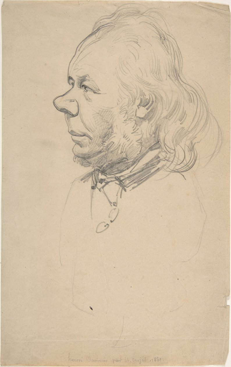 Porträt von Honoré Daumier von Etienne Carjat