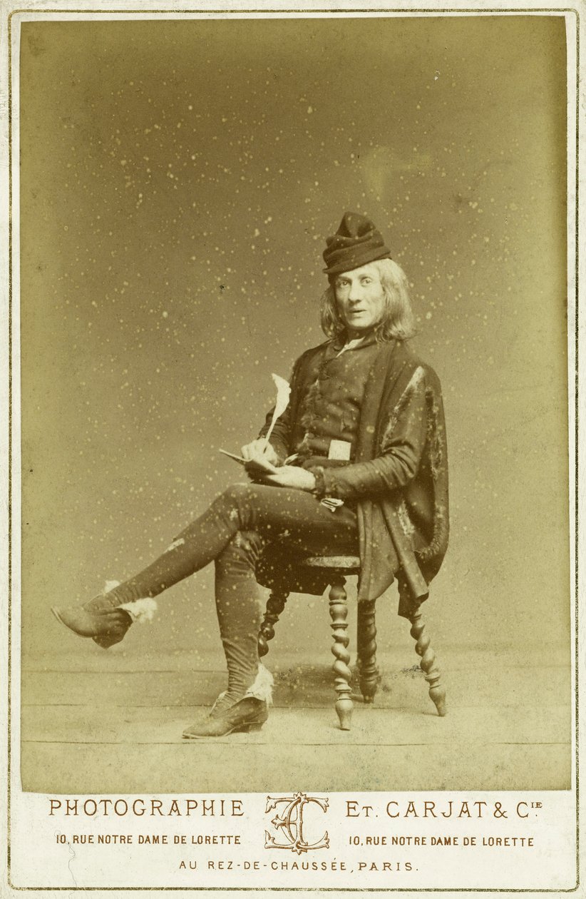Richard in der Rolle des Gringoire von Etienne Carjat