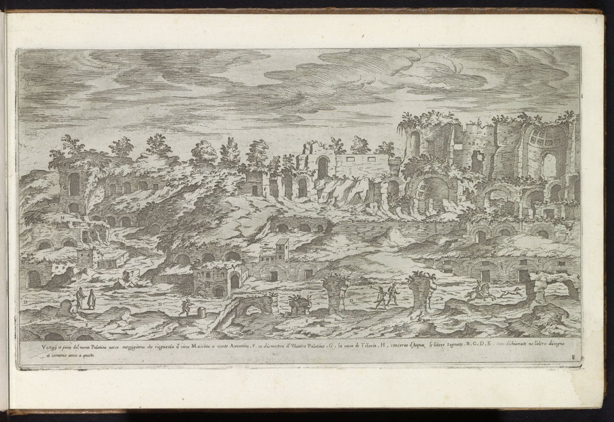 Palatin in Rom von Etienne Duperac