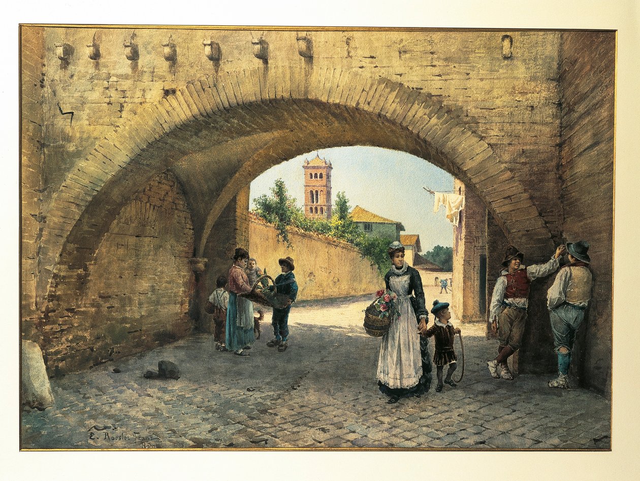 Italien, Rom, Bogen von Tolomei von Ettore Roesler Franz