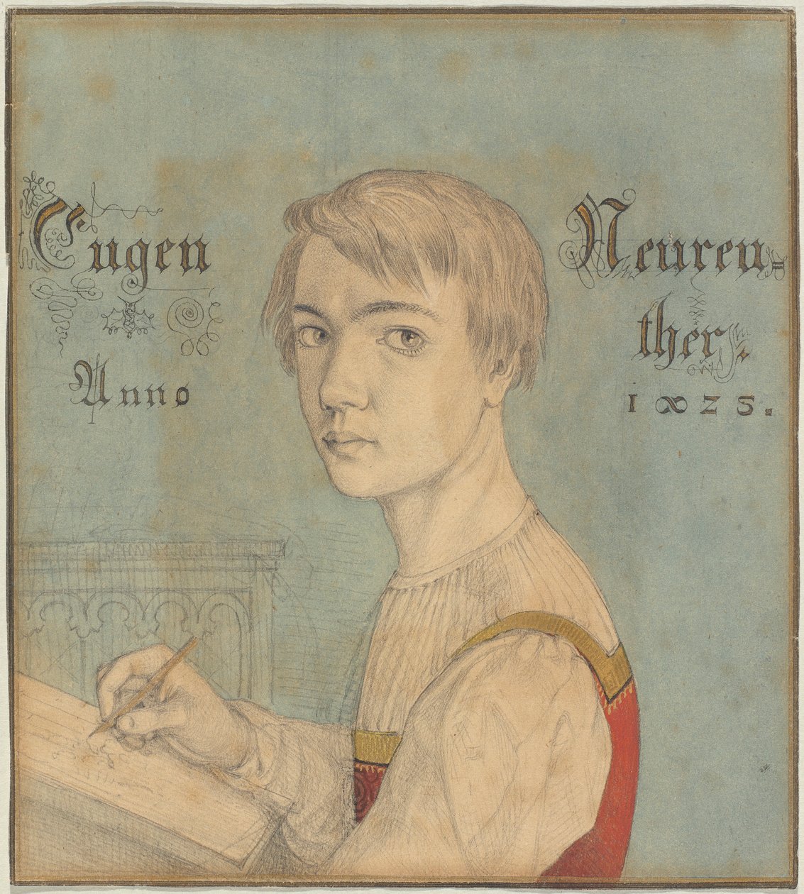 Selbstbildnis von Eugen Napoleon Neureuther