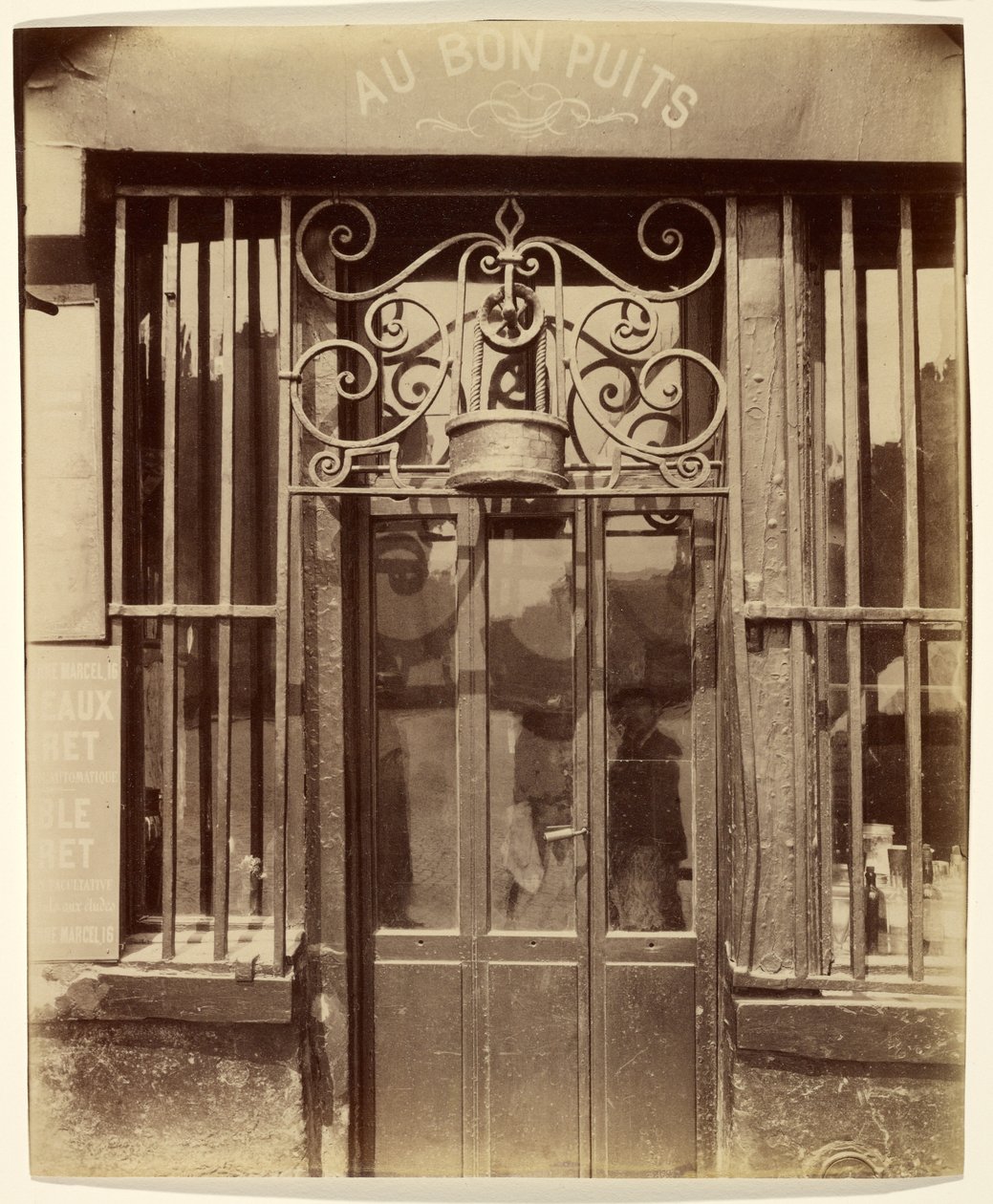 Am guten Brunnen, Rue Michel Le Conte, 36 (IIIe) von Eugène Atget