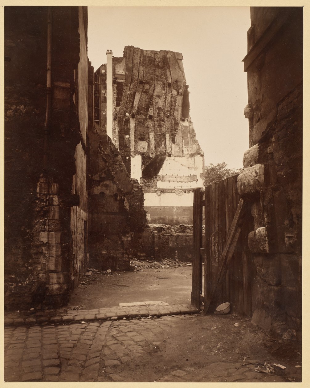 Ecke Rue du Cimetière, Saint-Benoît von Eugène Atget
