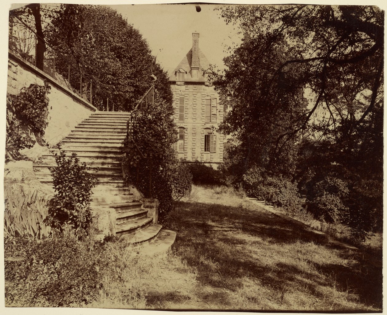 Courbevoie, Altes Schloss genannt die Schöne Gabrielle von Eugène Atget