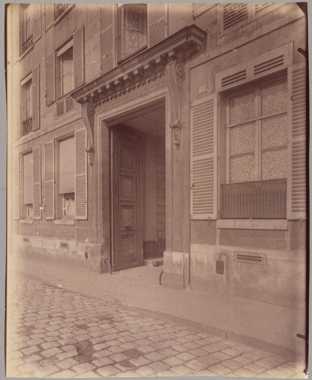 Hôtel Richelieu, 18 quai de Béthune von Eugène Atget
