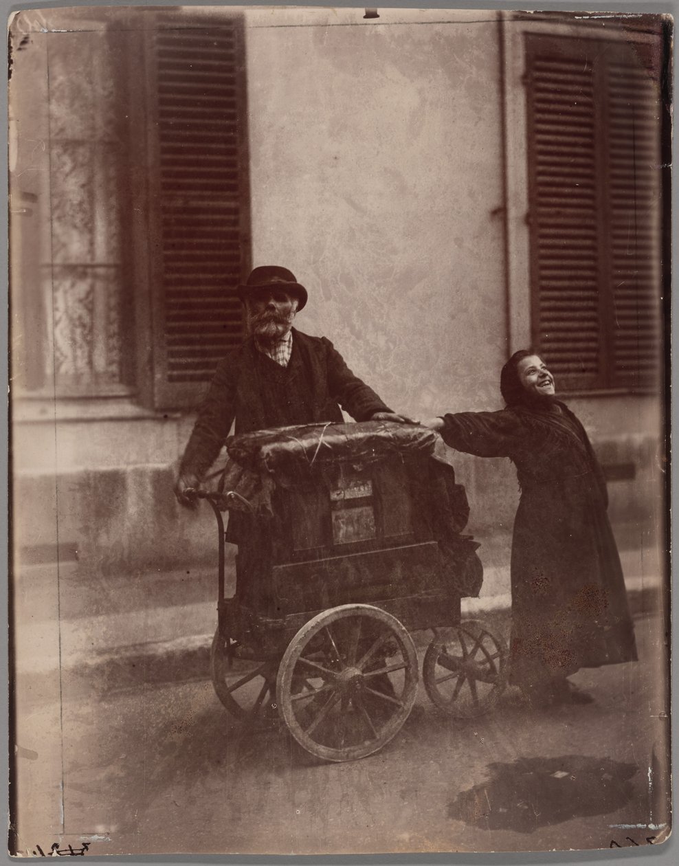 Orgelspieler von Eugène Atget