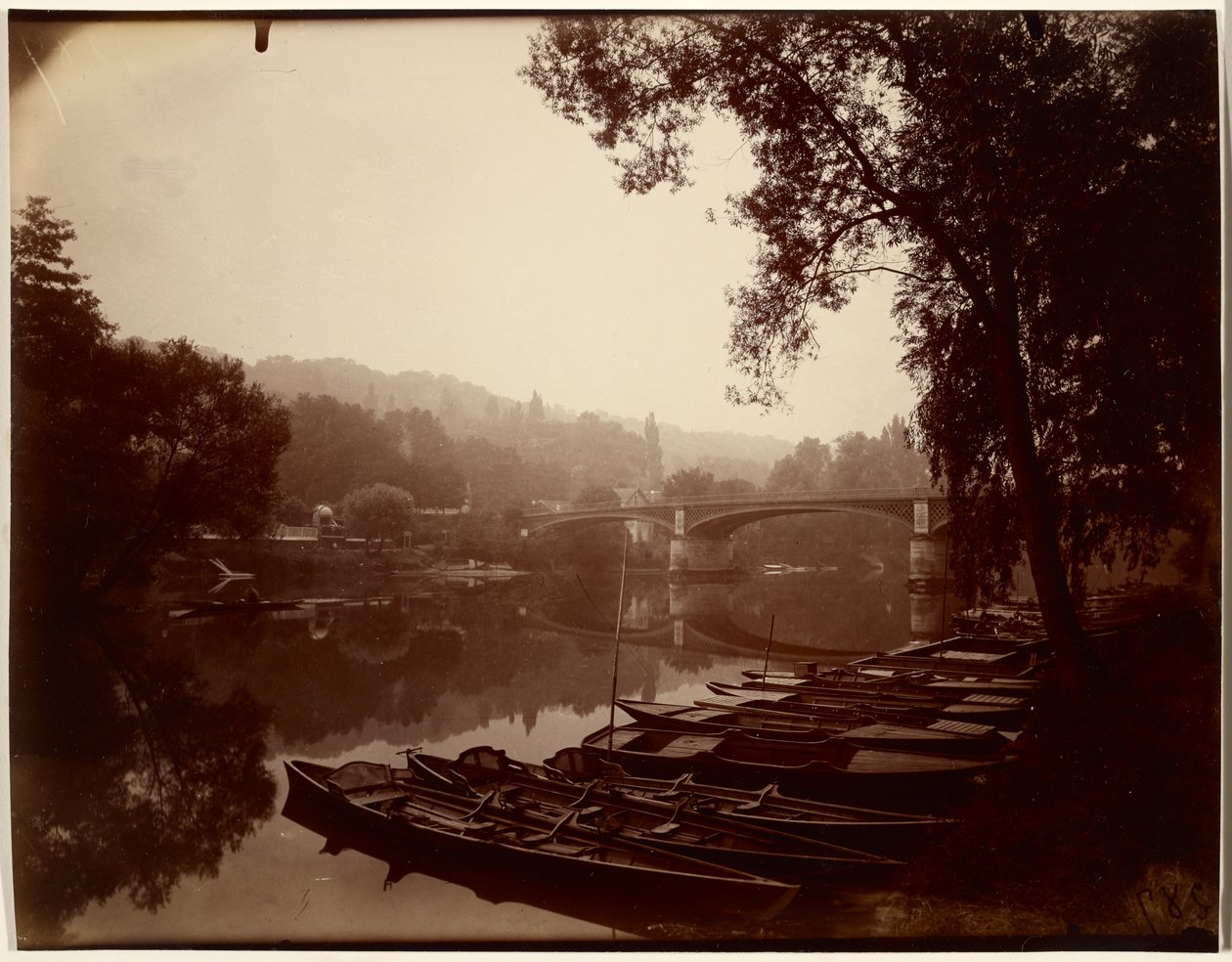 La Marne à la Varenne von Eugène Atget