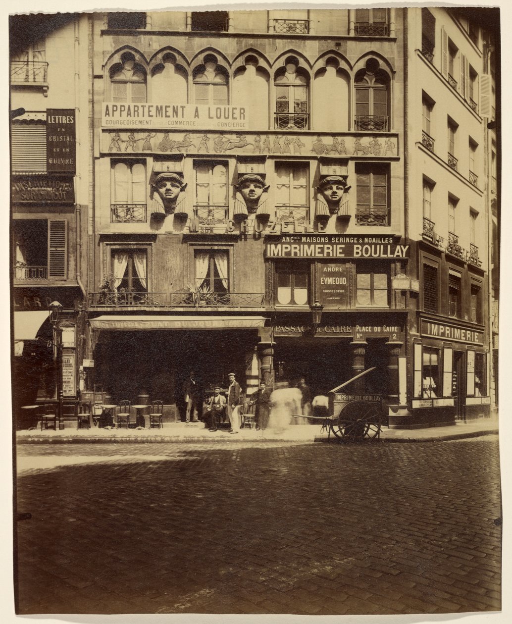 Maison Place du Caire 2 (Gebäude, Place du Caire) von Eugène Atget