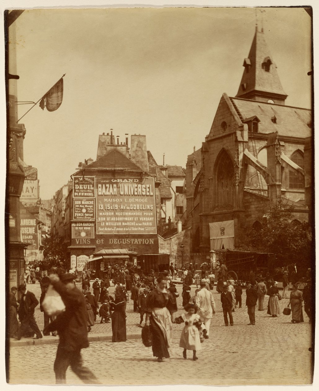 [Place Saint-Médard] von Eugène Atget