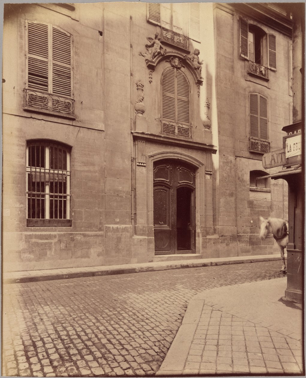 Pfarrhaus Saint-Merri, Rue de la Verrerie von Eugène Atget