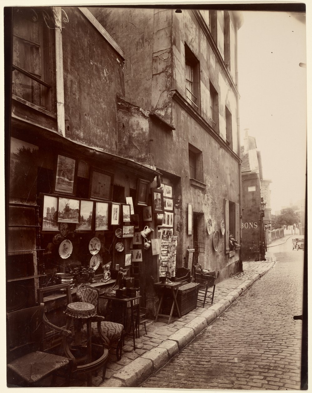 Rue Norvins von Eugène Atget