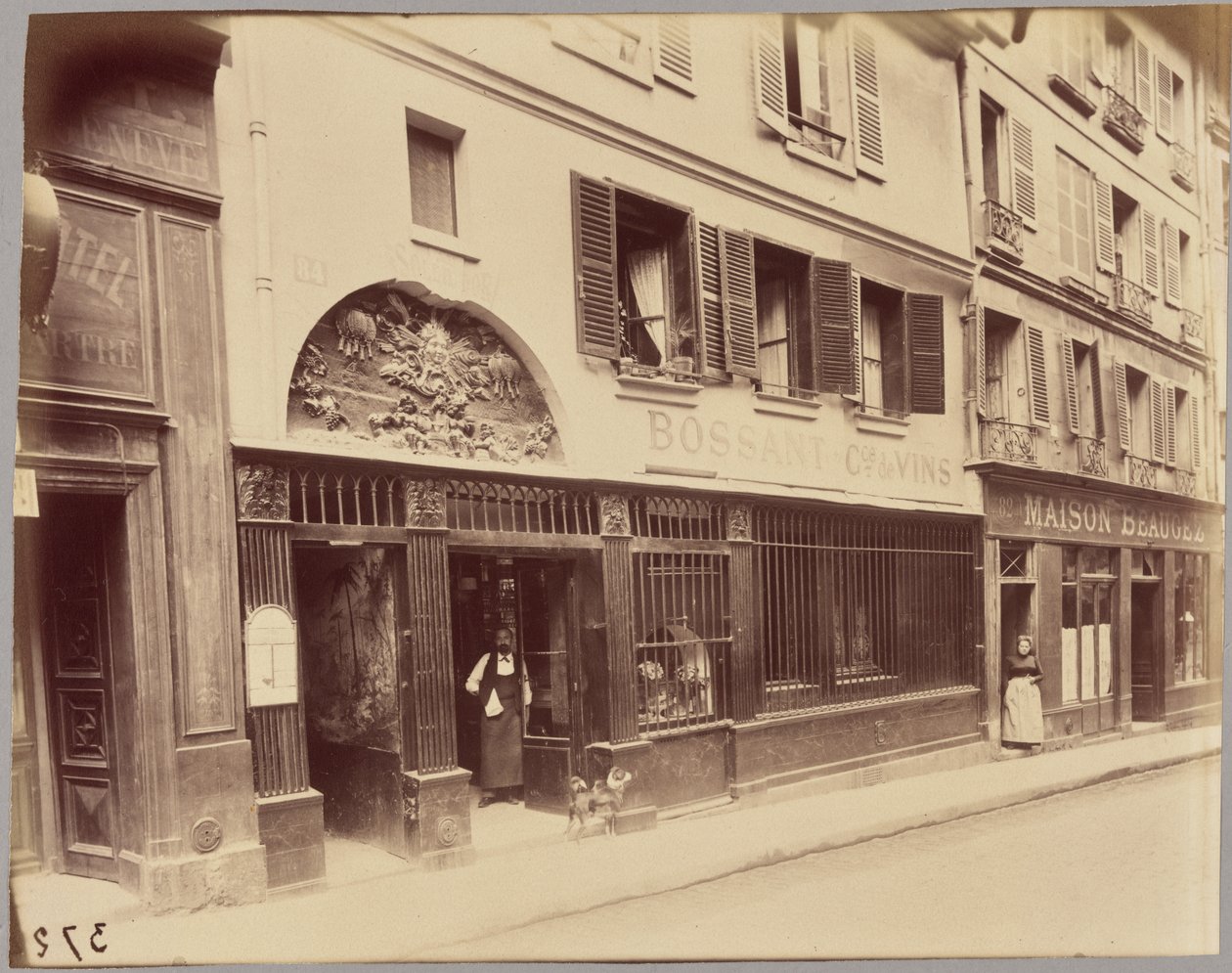 Rue Saint-Sauveur von Eugène Atget
