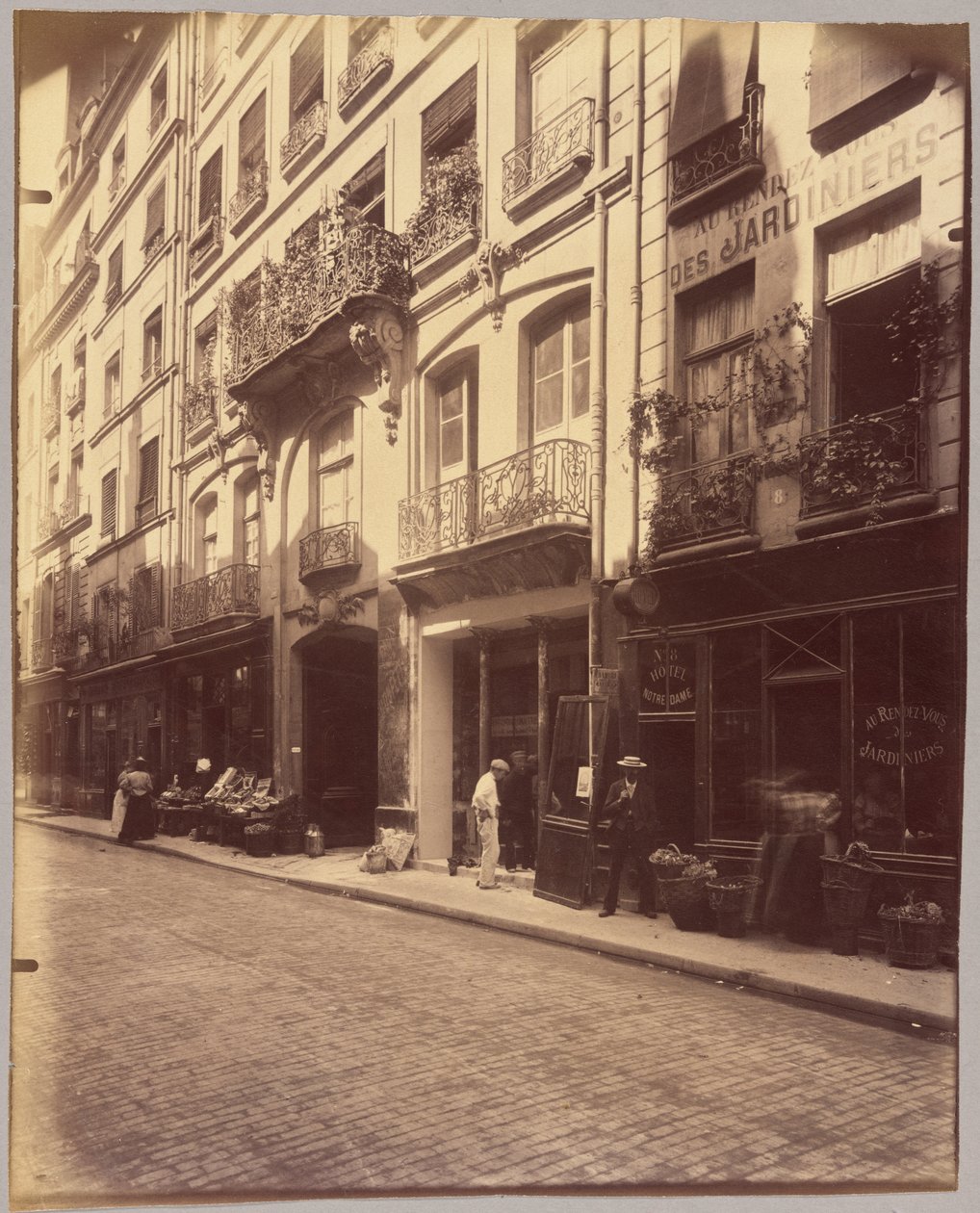 Rue du Petit-Pont von Eugène Atget