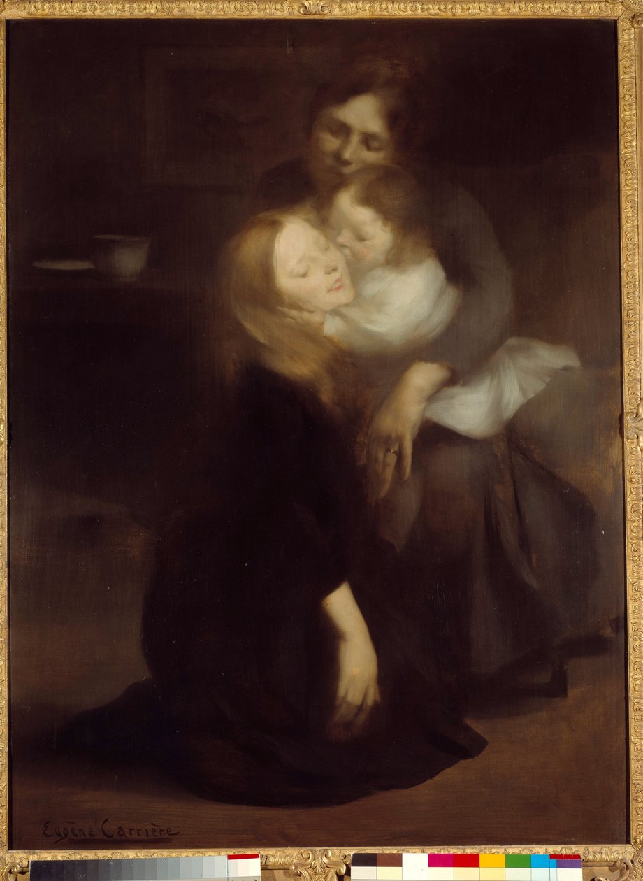 Intimität oder die große Schwester von Eugène Carrière