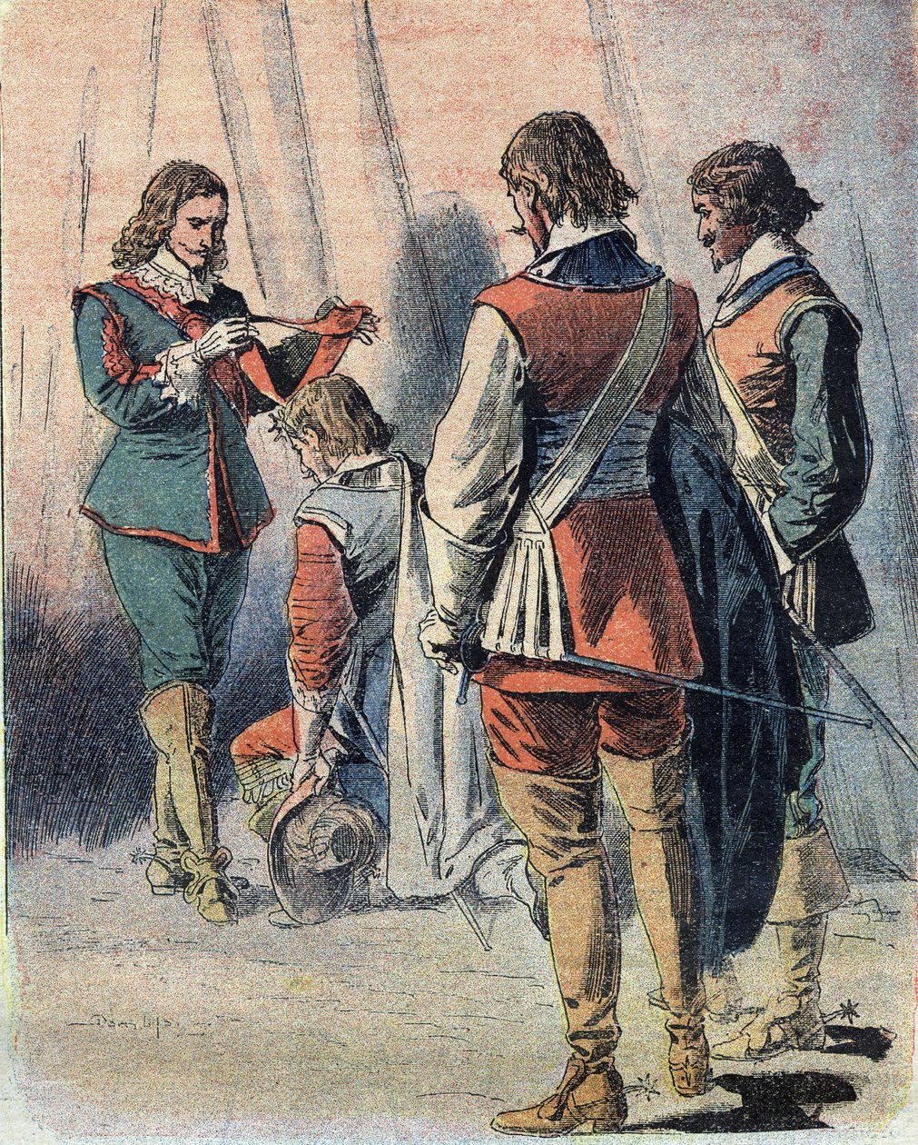 Illustration für "Vingt ans après" von Eugene Damblans