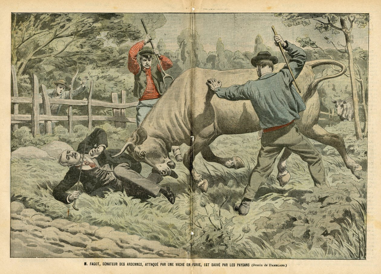 Illustration von Eugene Damblans (1865-1945) in Le Pelerin von Eugene Damblans