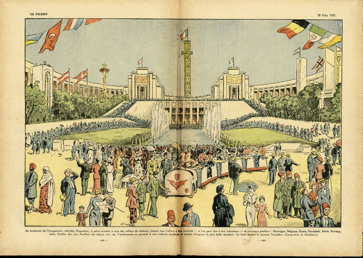 Illustration von Eugene Damblans (1865-1945) in Le Pelerin von Eugene Damblans