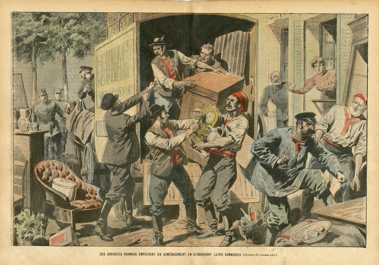 Illustration von Eugene Damblans (1865-1945) in Le Pelerin von Eugene Damblans