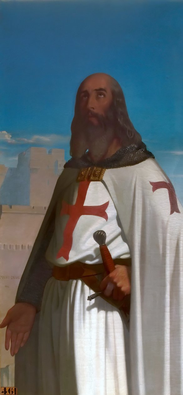 Jacques de Molay, Großmeister der Tempelritter von Eugene Emmanuel Amaury Duval