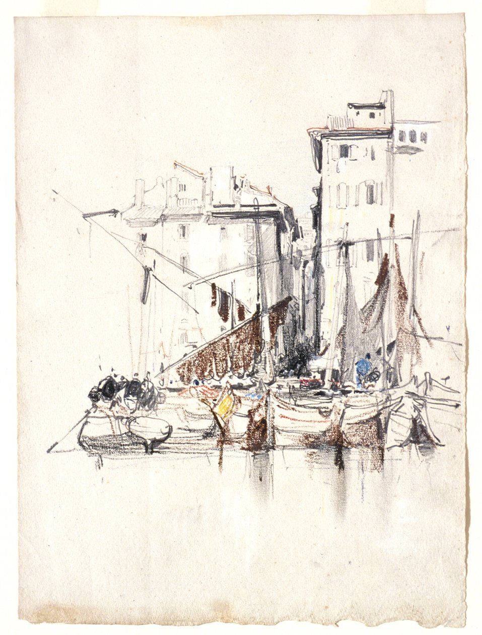 Am Meer—Fischerdorf von Eugene Isabey