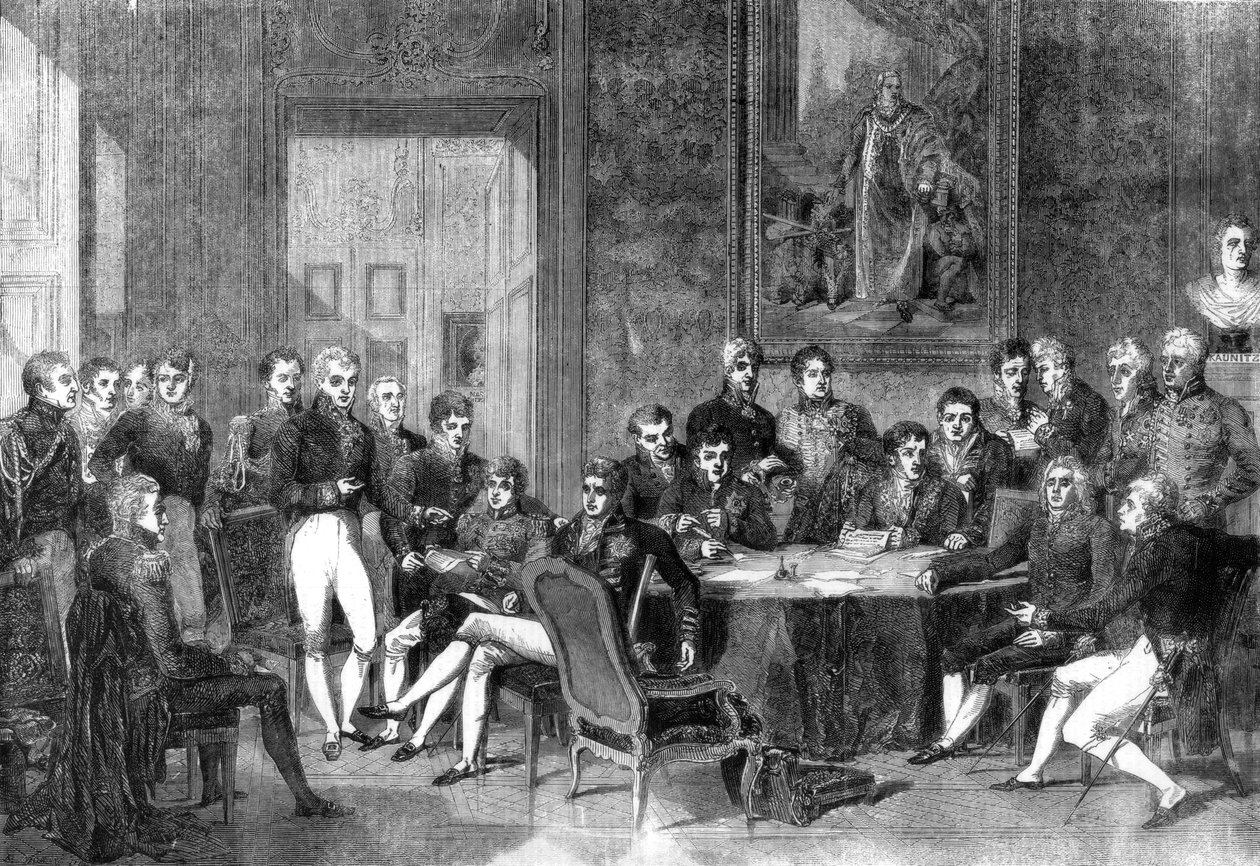 Der Wiener Kongress von Eugene Isabey