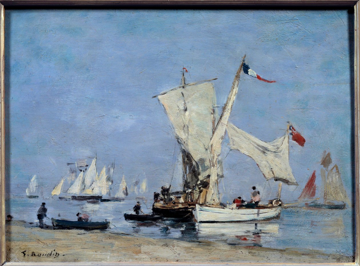 Segelboote von Eugene Louis Boudin