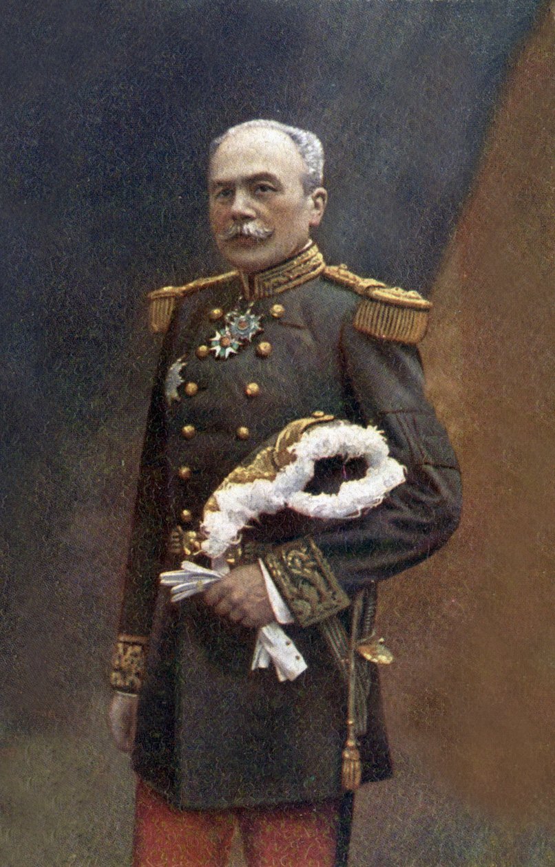 Fernand de Langle de Cary (1849-1927), französischer Offizier im Ersten Weltkrieg (Verdun), Foto von Eugene Pirou von Eugene Pirou
