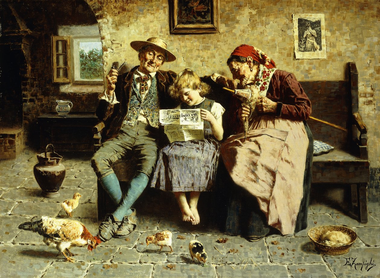 Die Nachrichten lesen von Eugenio Zampighi