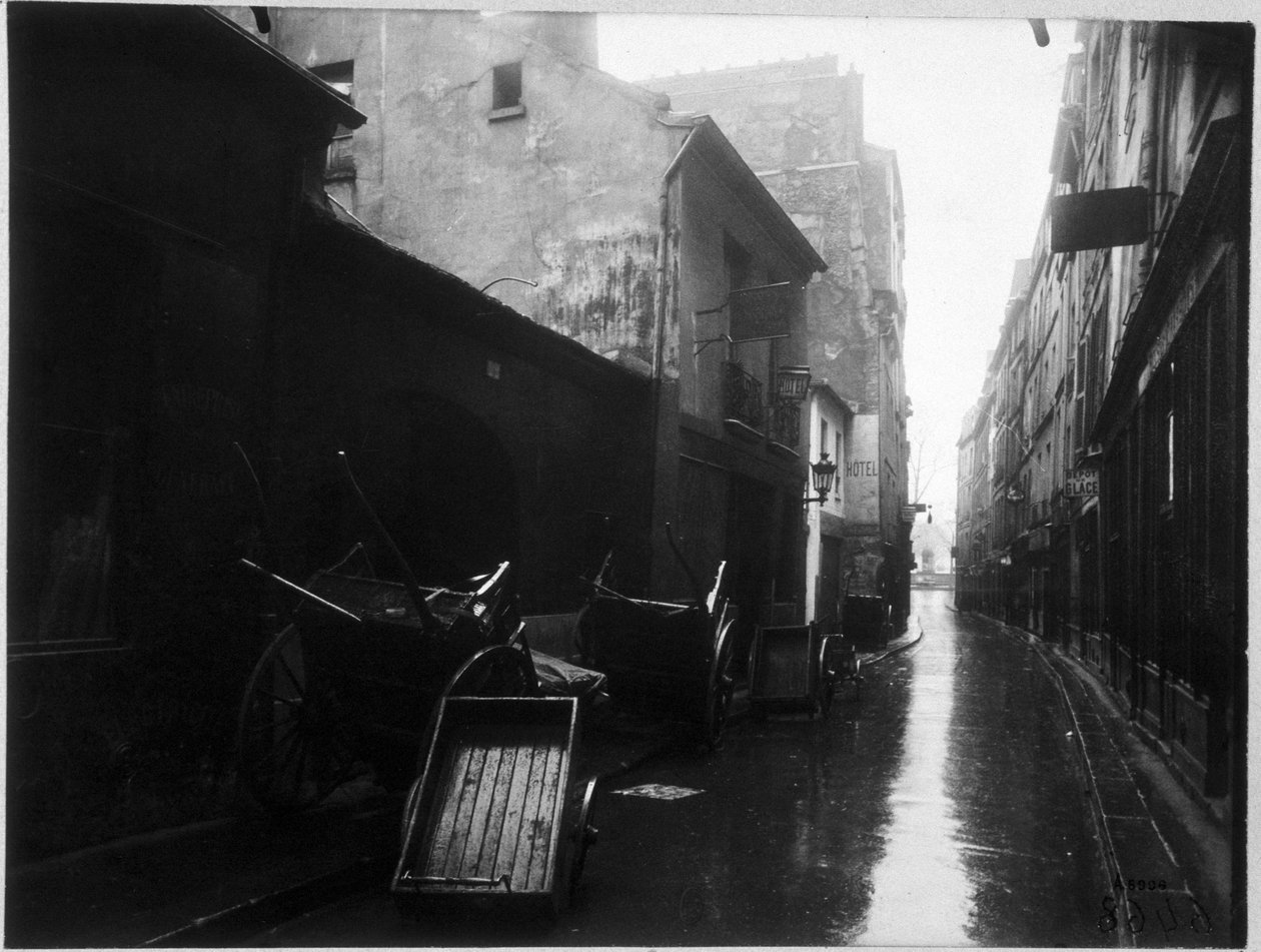 La rue de Bievre - Fotografie von Eugene Atget von Eugène Atget