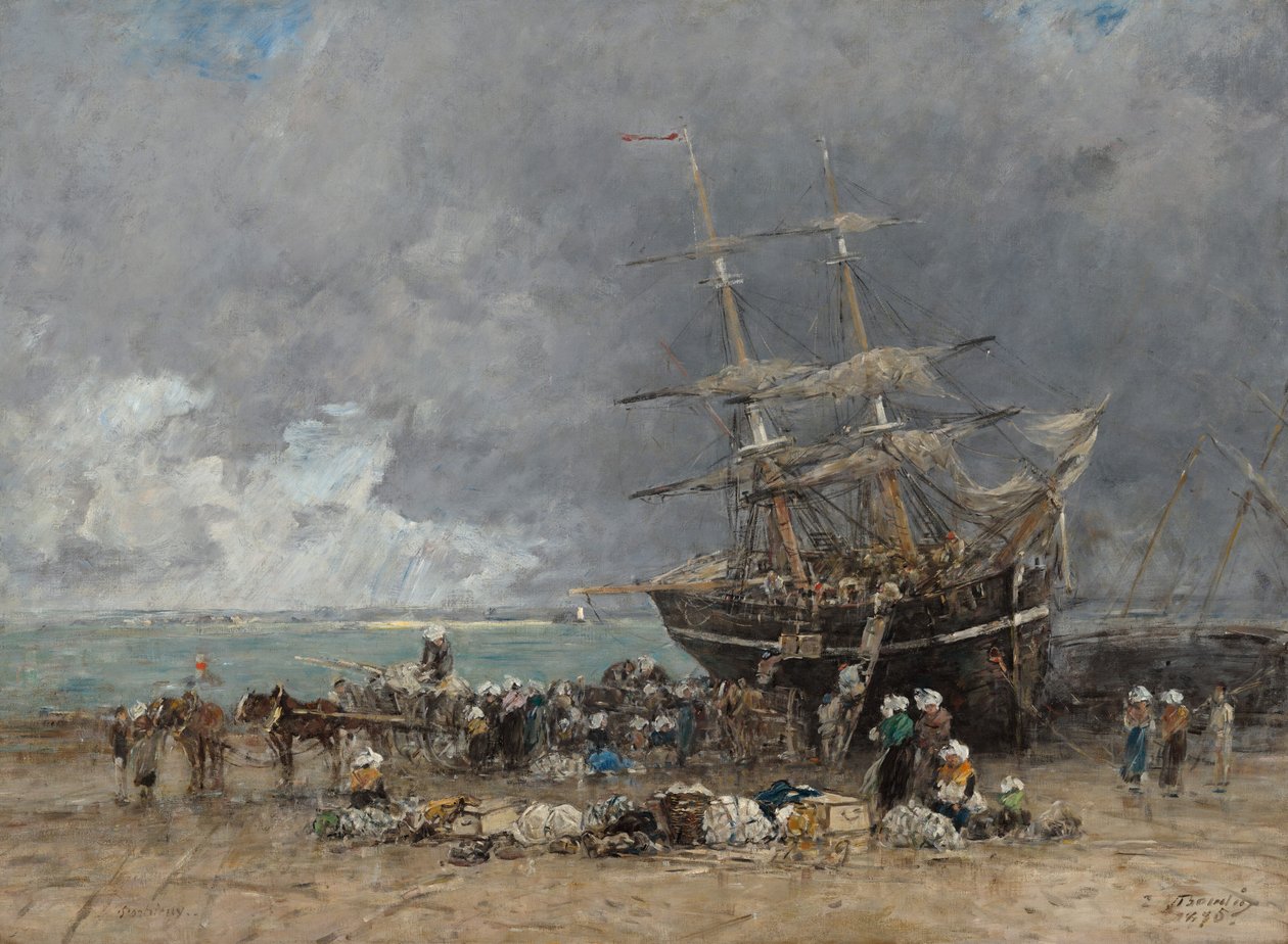 Rückkehr des Terre-Neuvier von Eugène Boudin