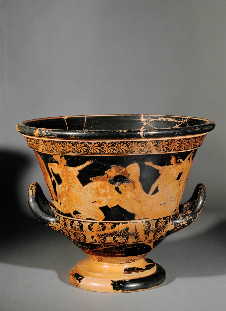Rotfiguriger attischer Krater, genannt Krater von Antaios von Euphronios