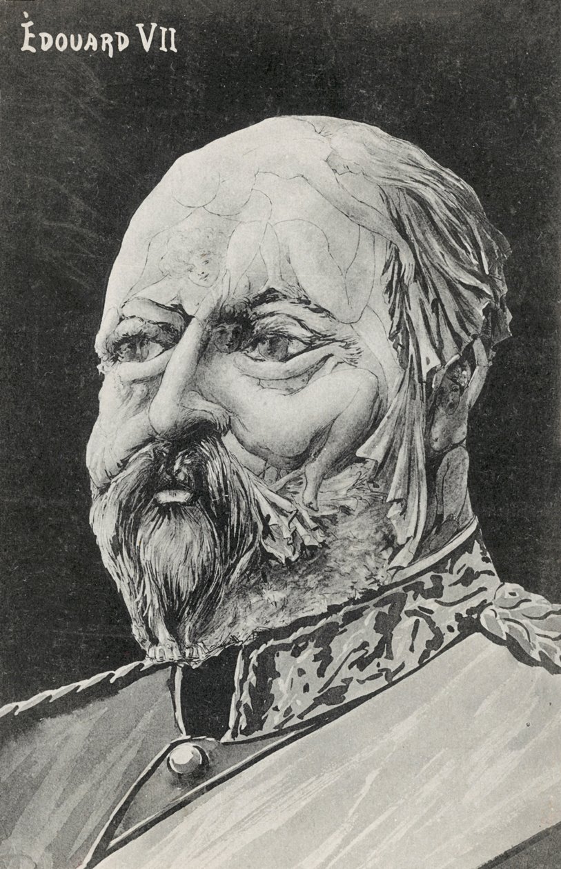 Fantasieporträt von König Edward VII von European School