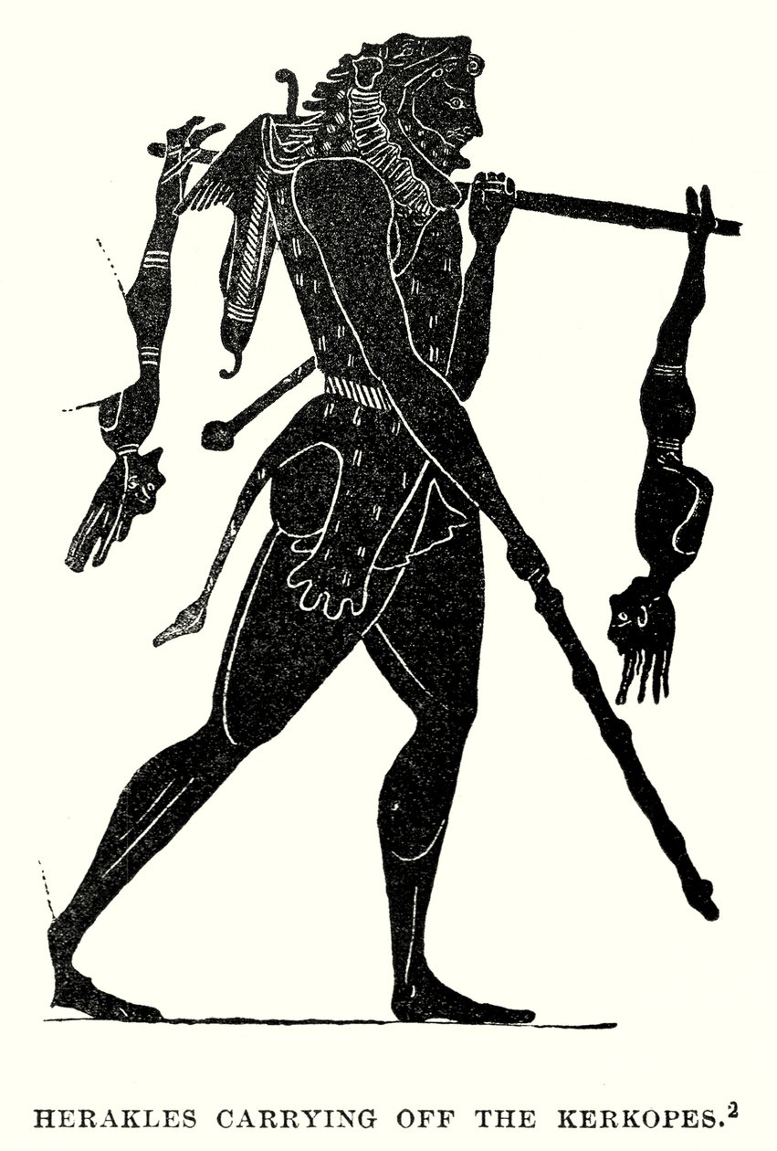 Herakles entführt die Kerkopen von European School