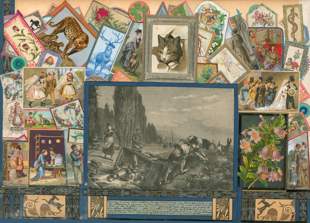 Seite aus Sammelsurium Band III von European School