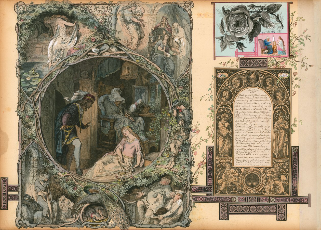 Seite aus Sammelsurium Band IV von European School