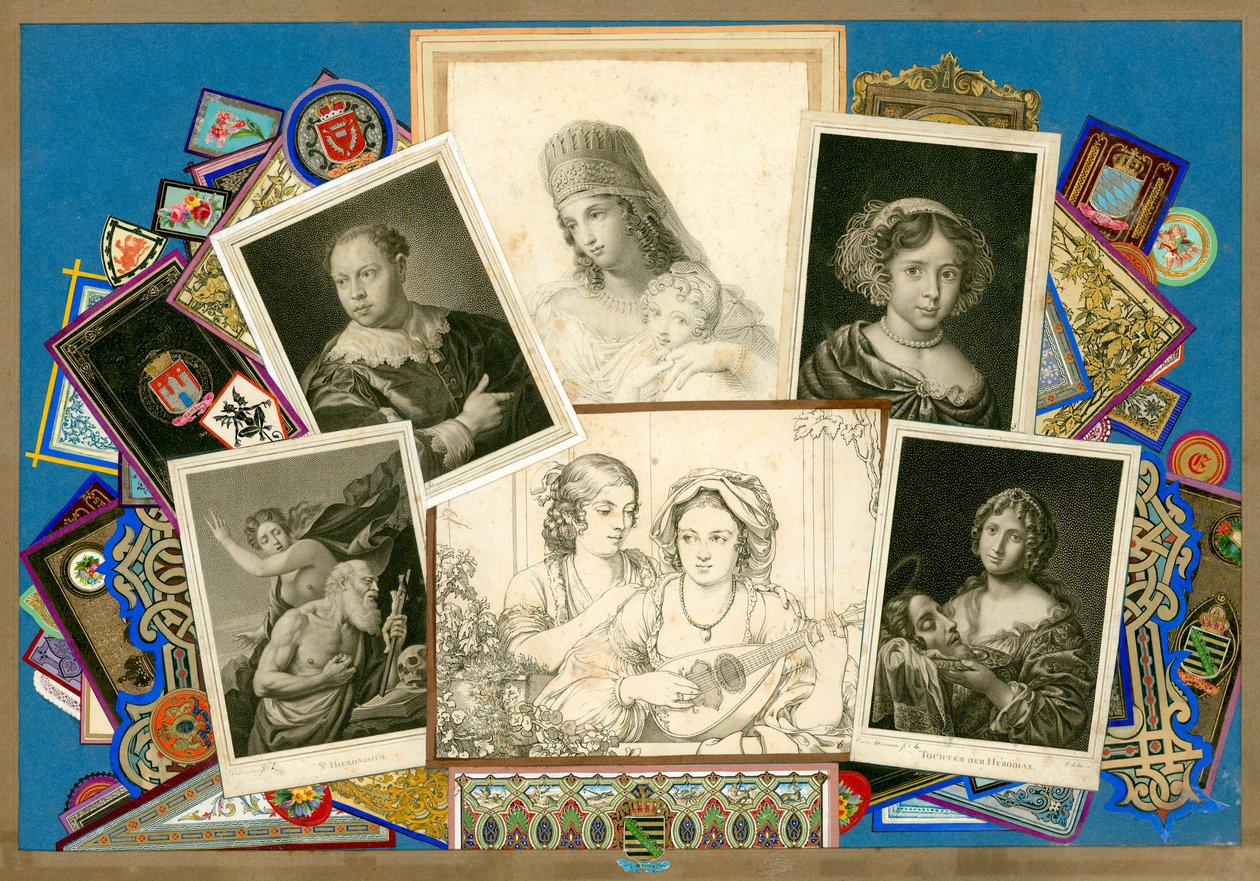 Seite aus Sammelsurium Band I von European School