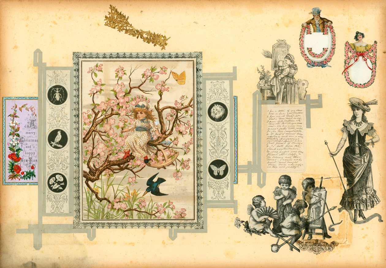 Seite aus Sammelsurium Band I von European School