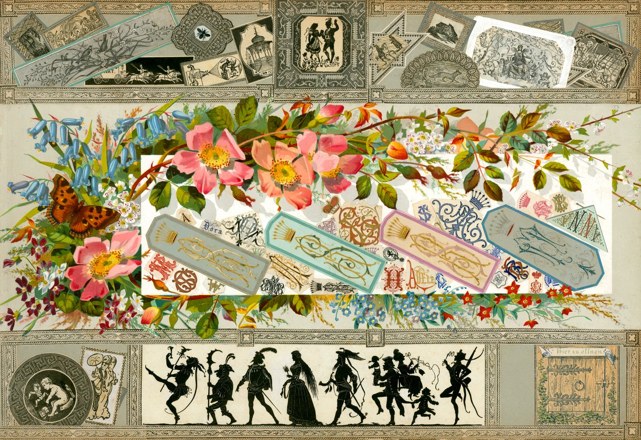 Seite aus Sammelsurium Band VIII von European School