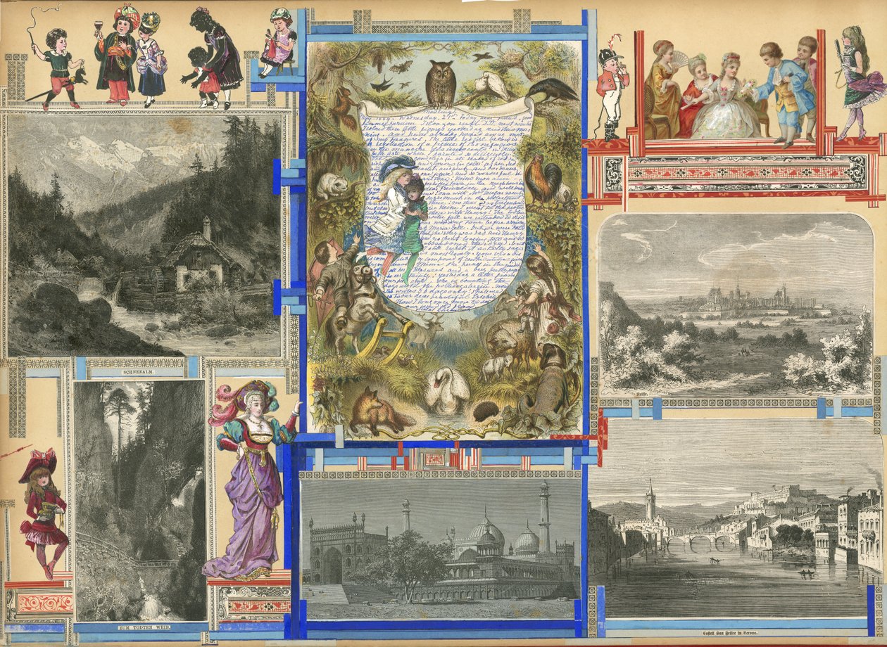 Seite aus Sammelsurium Band VI von European School