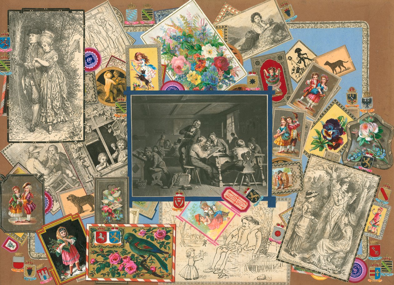 Seite aus Sammelsurium Band XI von European School