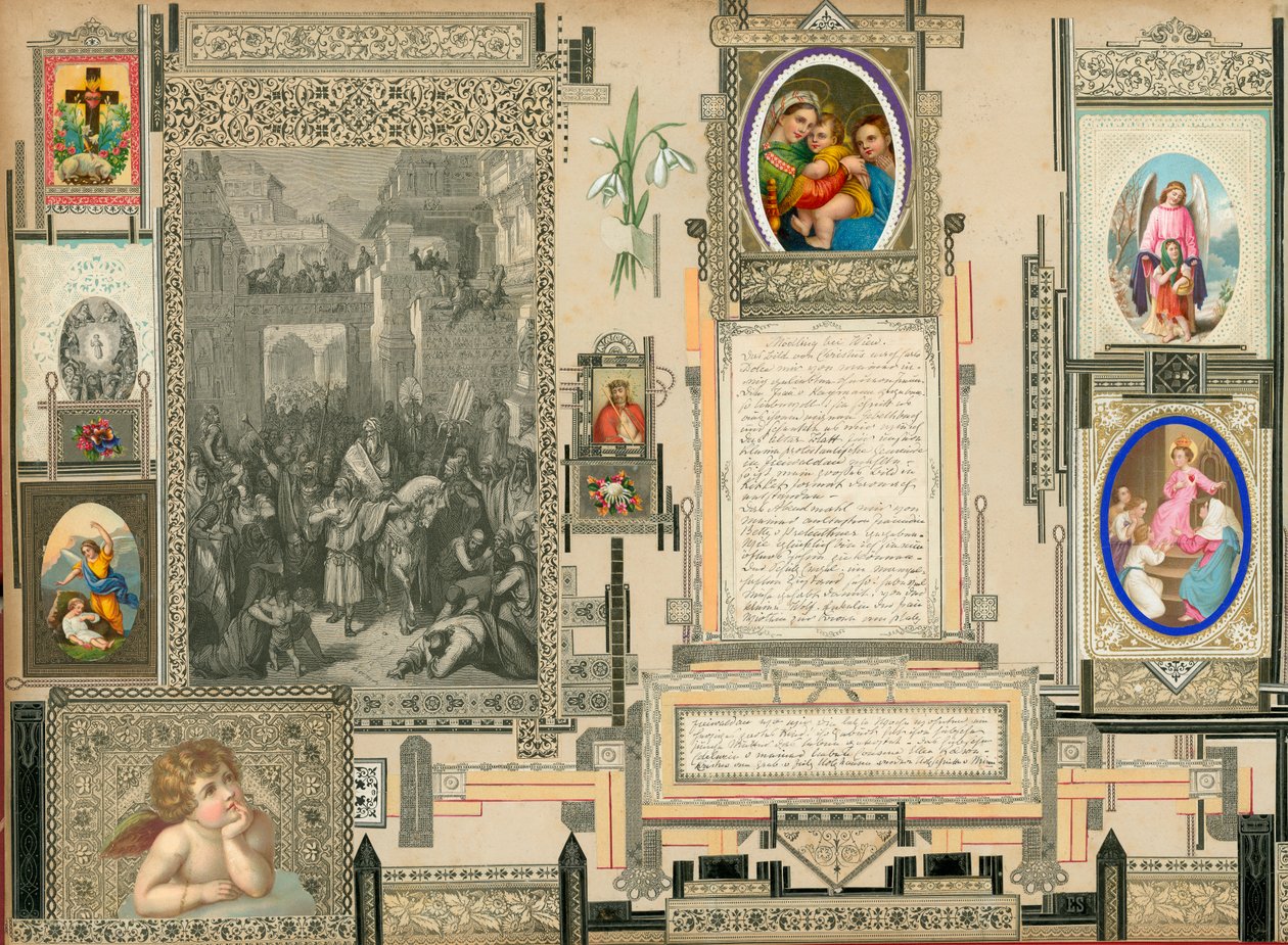 Seite aus Sammelsurium Band XI von European School