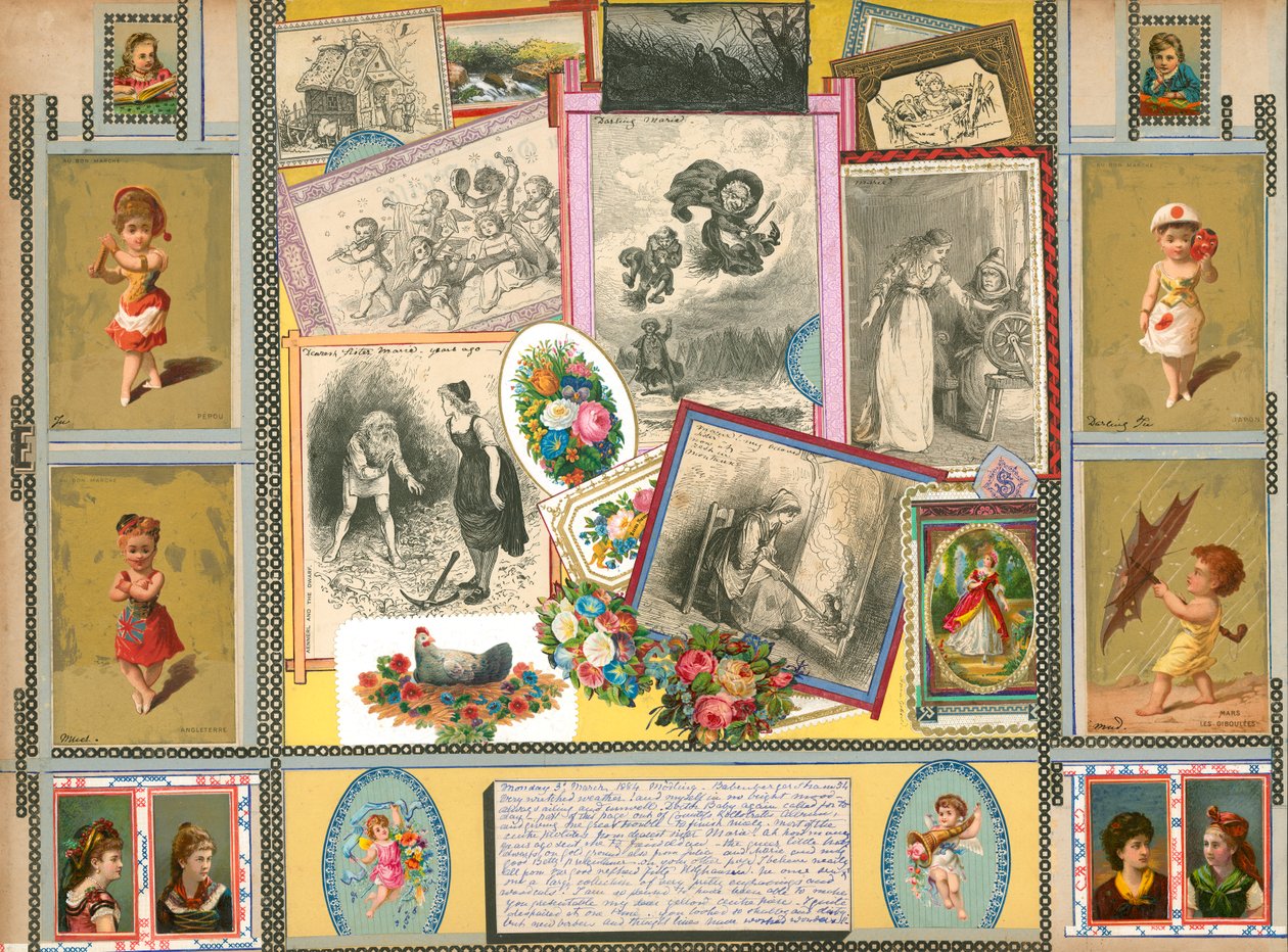 Seite aus Sammelsurium Band XI von European School