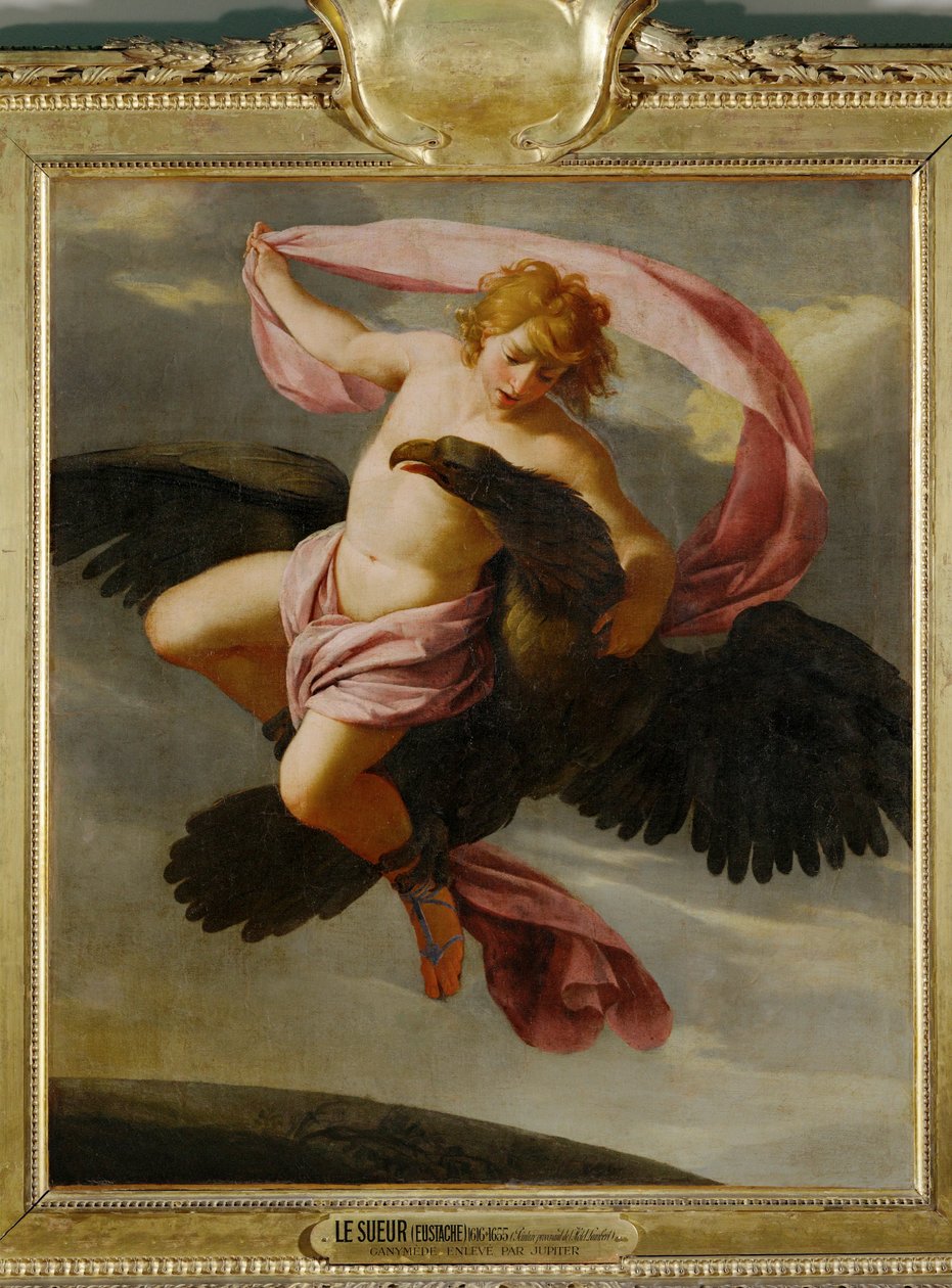 Die Entführung des Ganymed von Eustache (studio of) Le Sueur