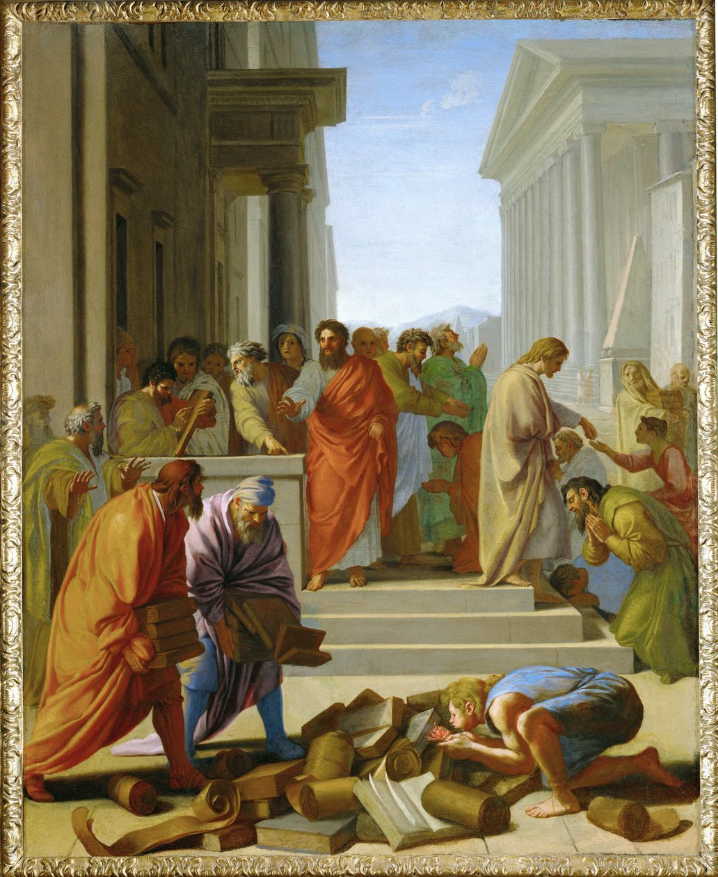Die Predigt des Heiligen Paulus in Ephesus von Eustache Le Sueur
